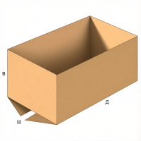 0200 с четырехклапанным дном без крышки